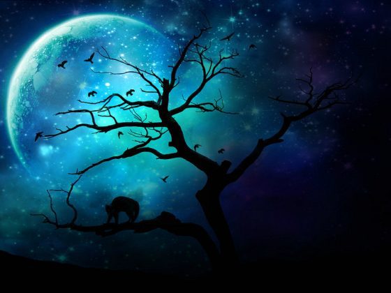 Halloween once in a blue moon October 2020