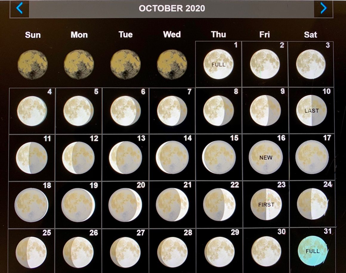 Gaia and the evolution shift in october 2020 during halloween