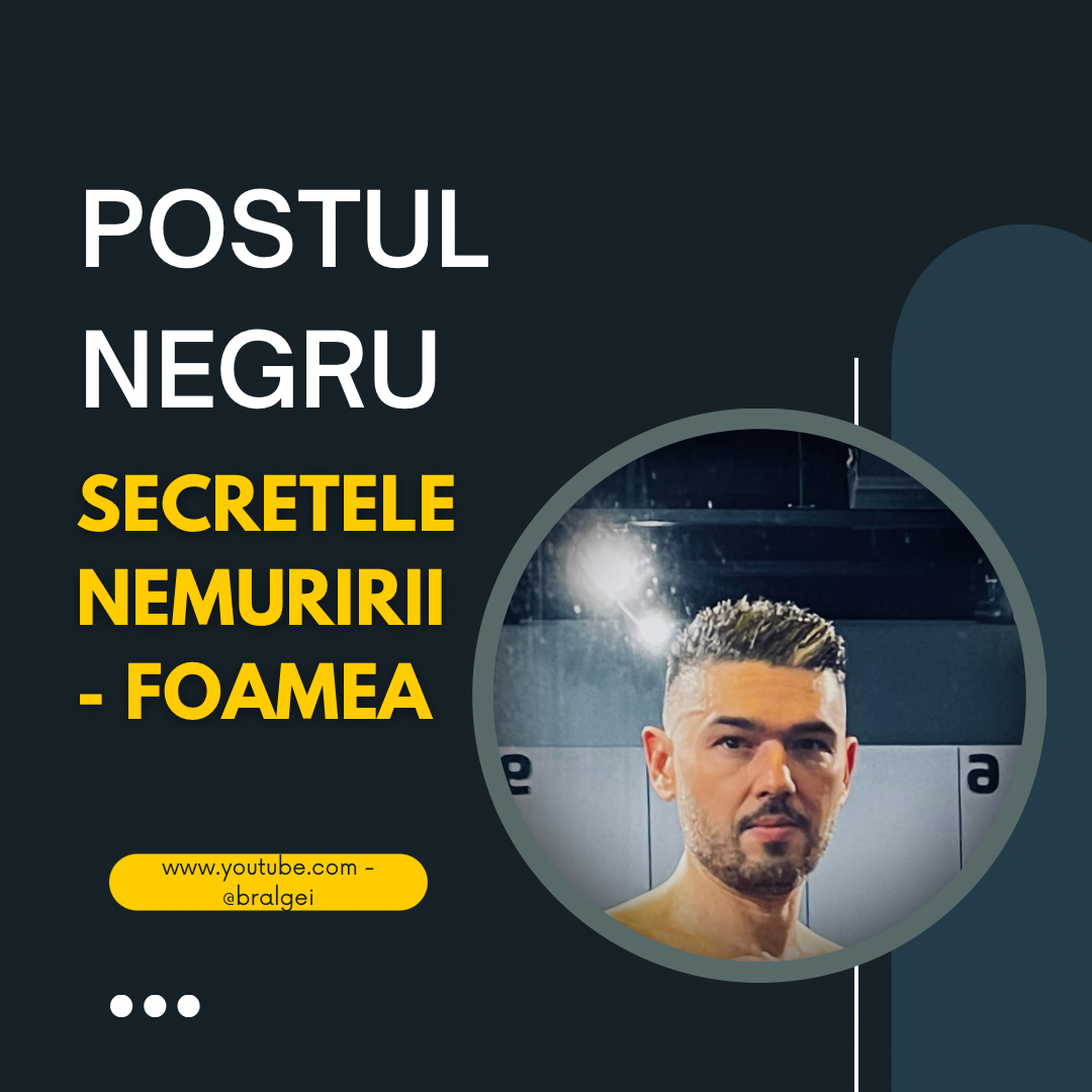 postul negru, beneficii si secretele nemuririi; biohacking